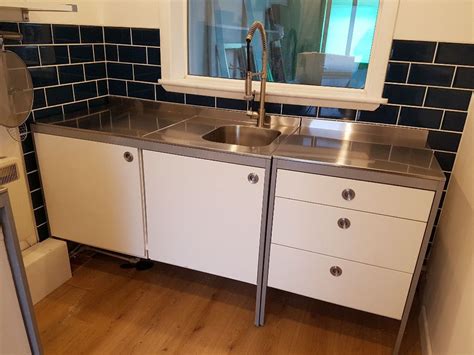 stainless steel sink cabinets|ikea kitchen cabinets stainless steel.